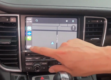 Porsche Panamera Apple Carplay Module works with touchscreen