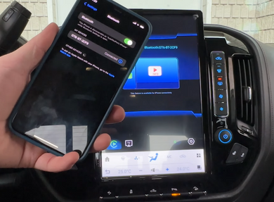 GMC Sierra Tesla Carplay Screen creates enhanced bluetooth