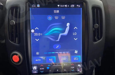 Nissan 370Z Tesla Carplay Screen works with climate control