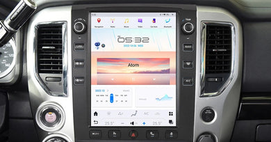 Nissan Titan Tesla Carplay Screen works with XM Radio