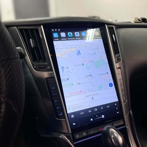 Infiniti Q60 Tesla-style Carplay Screen