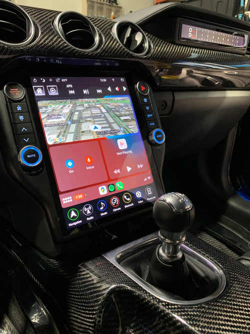 Ford Mustang Tesla Carplay Screen