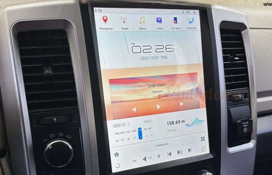 Dodge Ram Tesla Carplay Screen works with XM radio