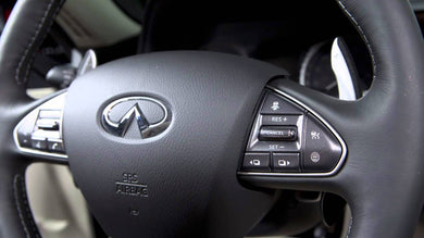 Infiniti Q60 Tesla Carplay Screen works with steering wheel controls