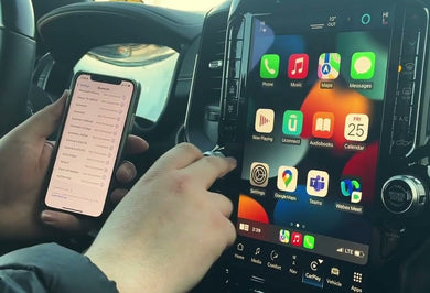 Dodge Ram Tesla Carplay Screen creates an enhanced bluetooth connection