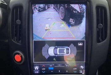 Nissan 370Z Tesla Carplay Screen works with factory rear camera