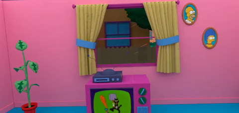 Simpsons Room - Animated TV
