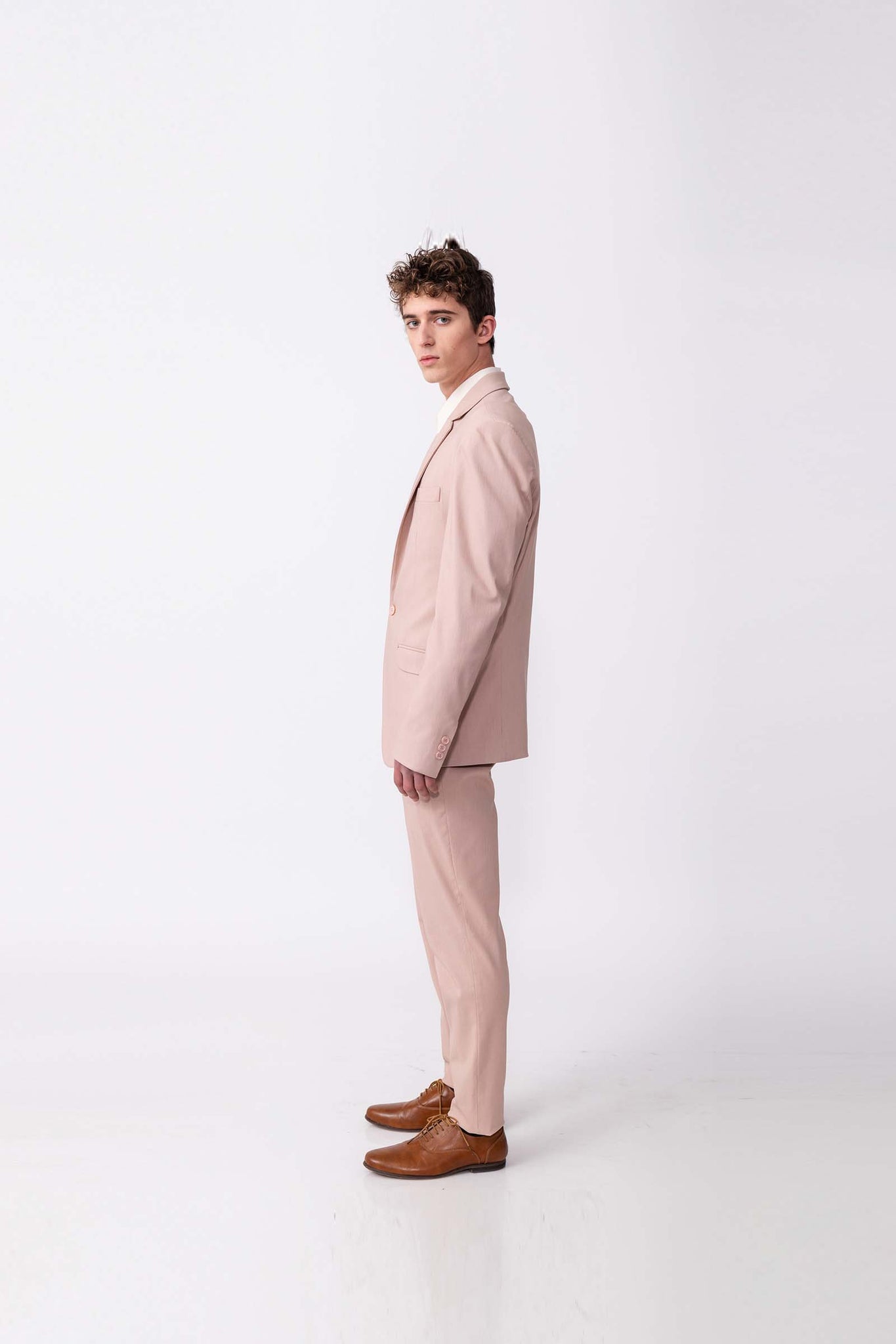 Edmond Beige Slim Fit Suit