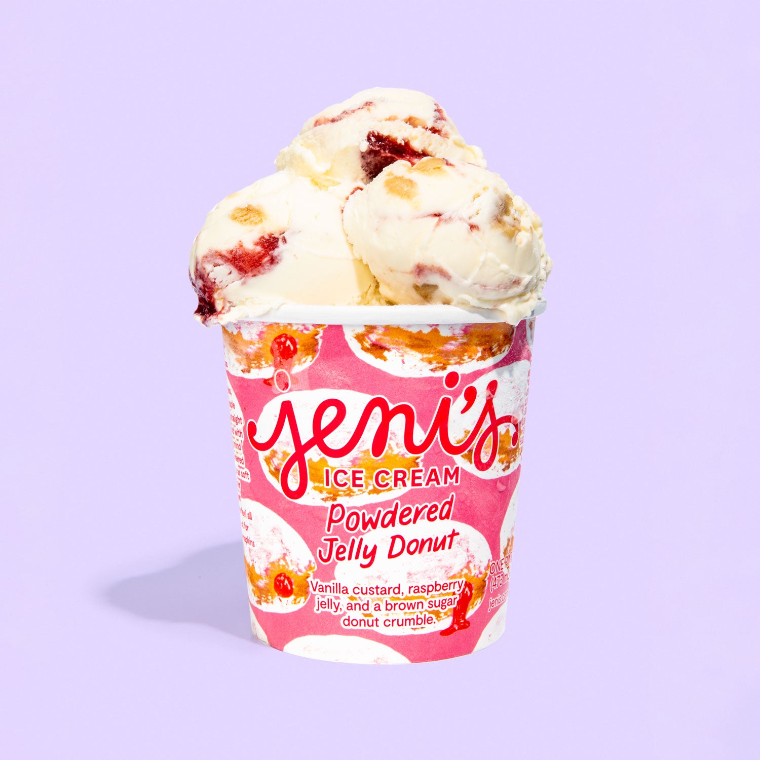 Powdered Jelly Donut Jenis Splendid Ice Creams