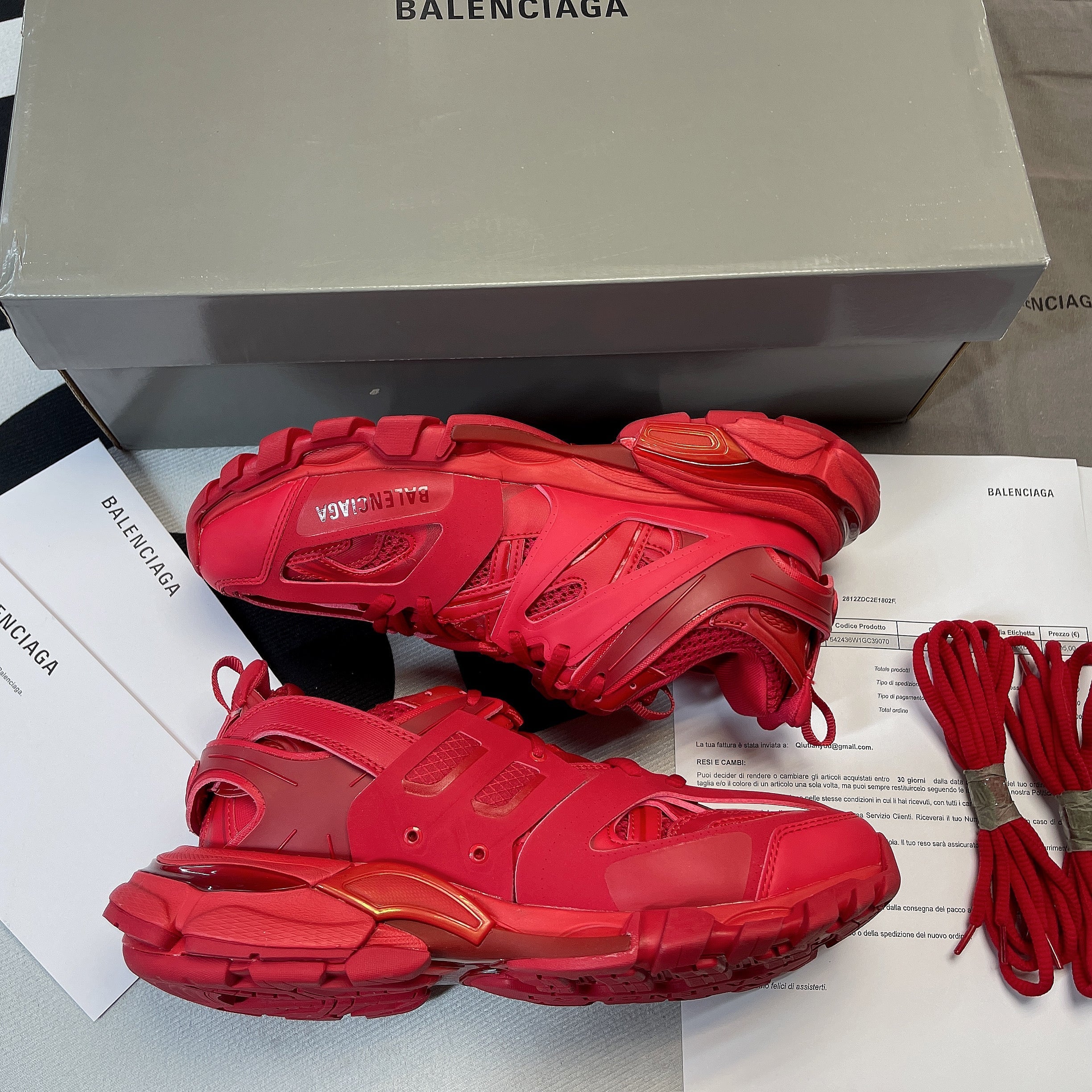 Balenciaga Men's and Women's Platform Cushioned Sneaker