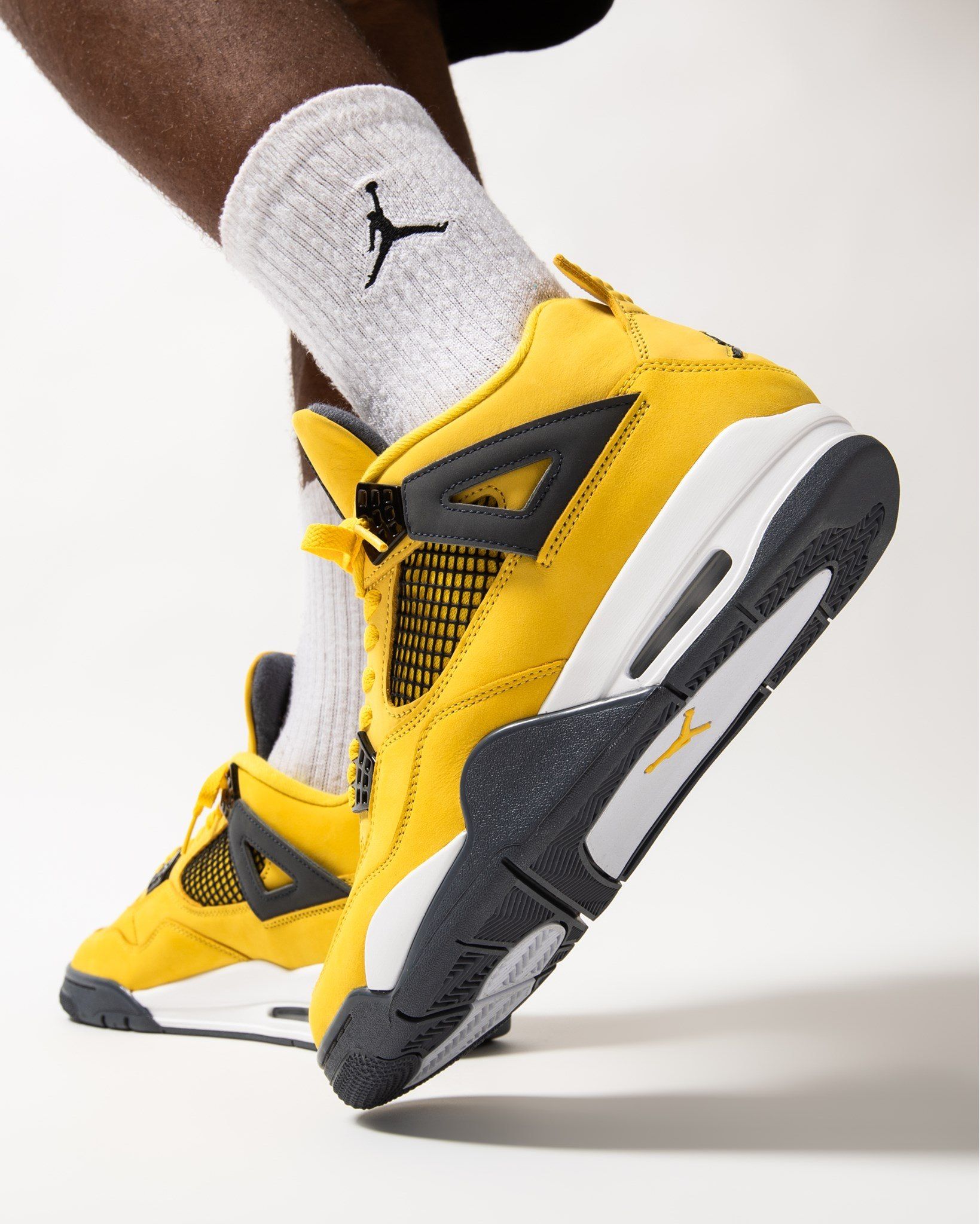 Nike Air Jordan 4 Retro Lightning Sneakers Shoes