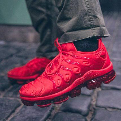 Nike Air VaporMax Plus Triple Red Sneakers Shoes