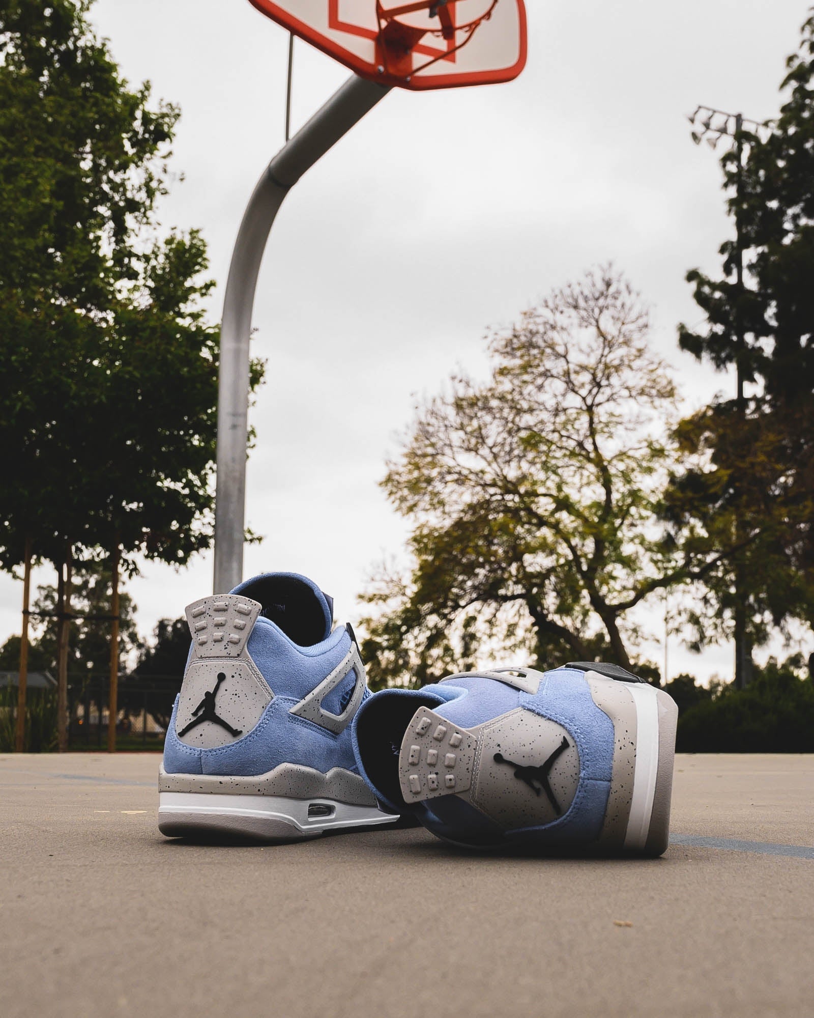 Nike Air Jordan 4 Retro University Blue Sneakers Shoes