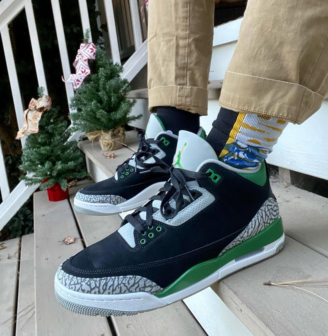 Nike Air Jordan 3 Retro Pine Green Sneakers Shoes路