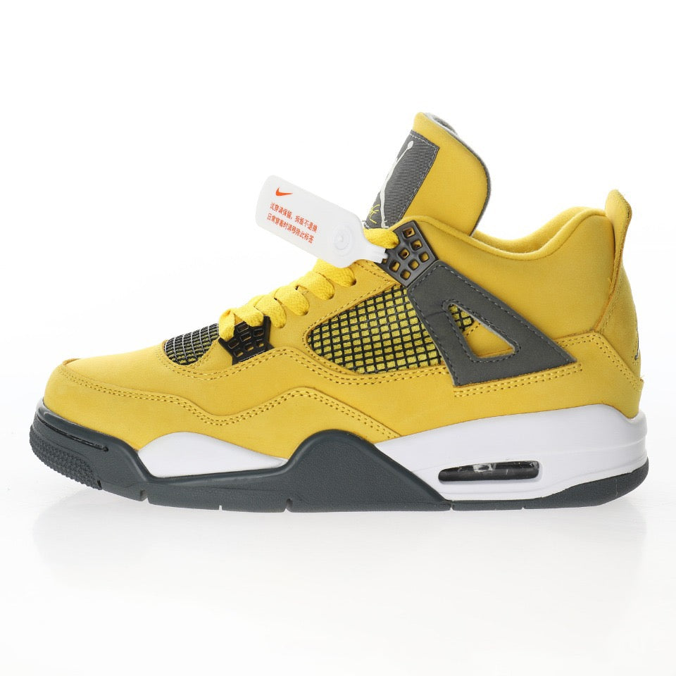 Nike Air Jordan 4 Retro Lightning Sneakers Shoes