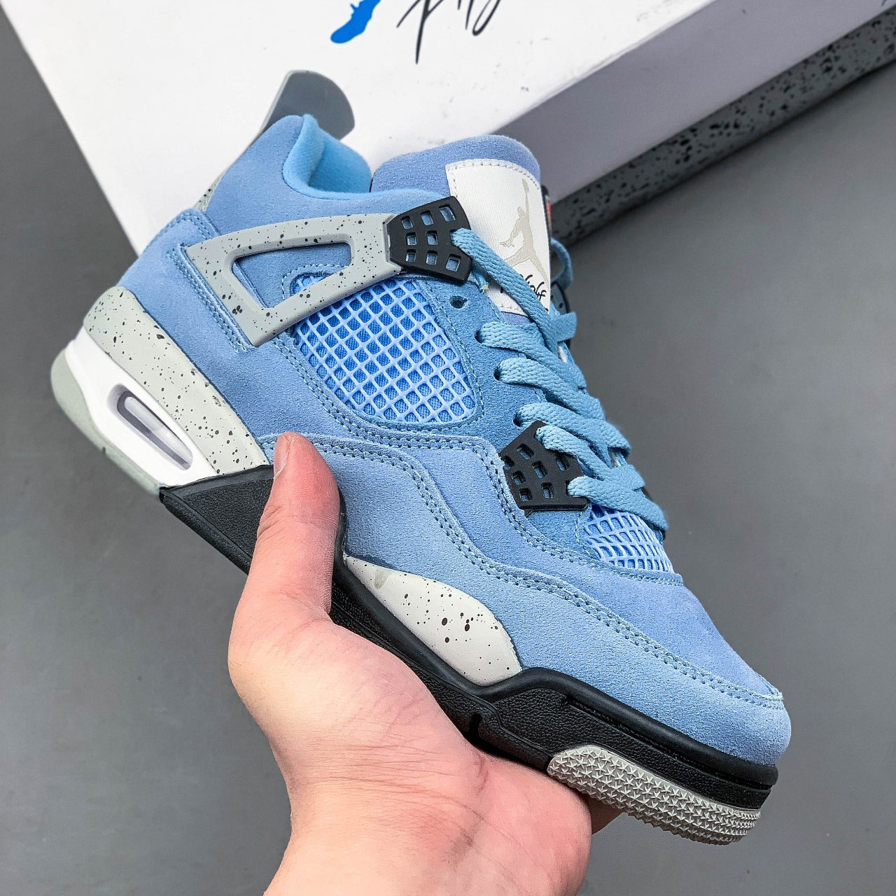 Nike Air Jordan 4 Retro Men's and Women's Sneakers Shoes