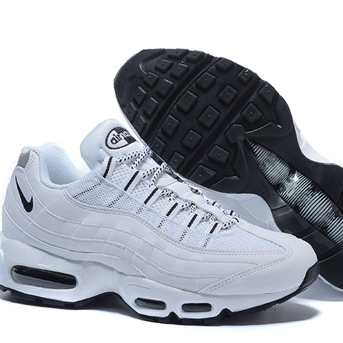 NIKE Nike Air Max 95 20th Anniversary White Face Black Bottom Casual Versatile Running Shoes