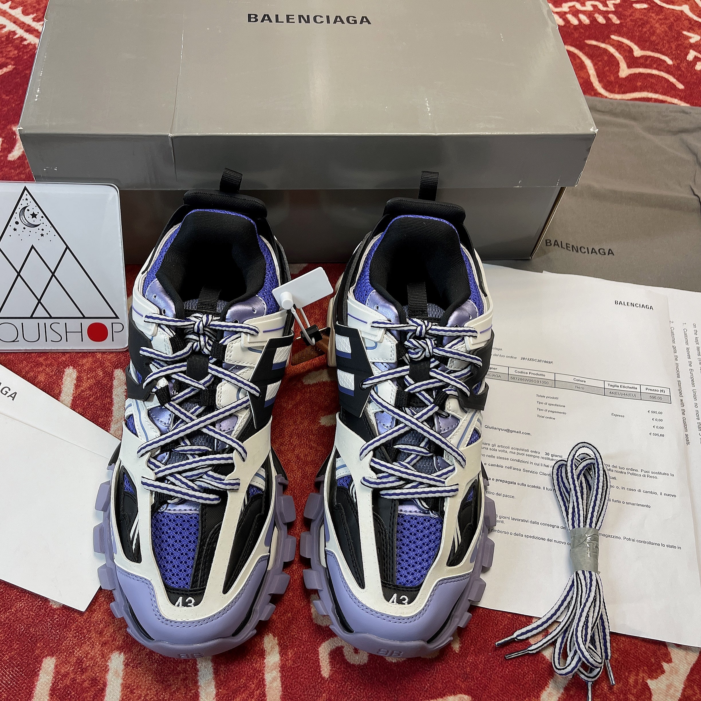 Balenciaga Track Trainer Men's and Women's Sneakers Shoes