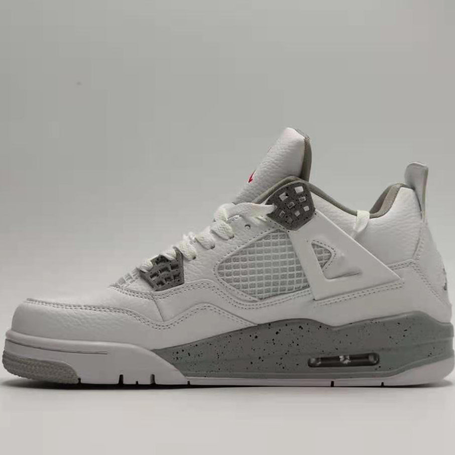 NIKE AJ4 White Oreo Casual Sneakers