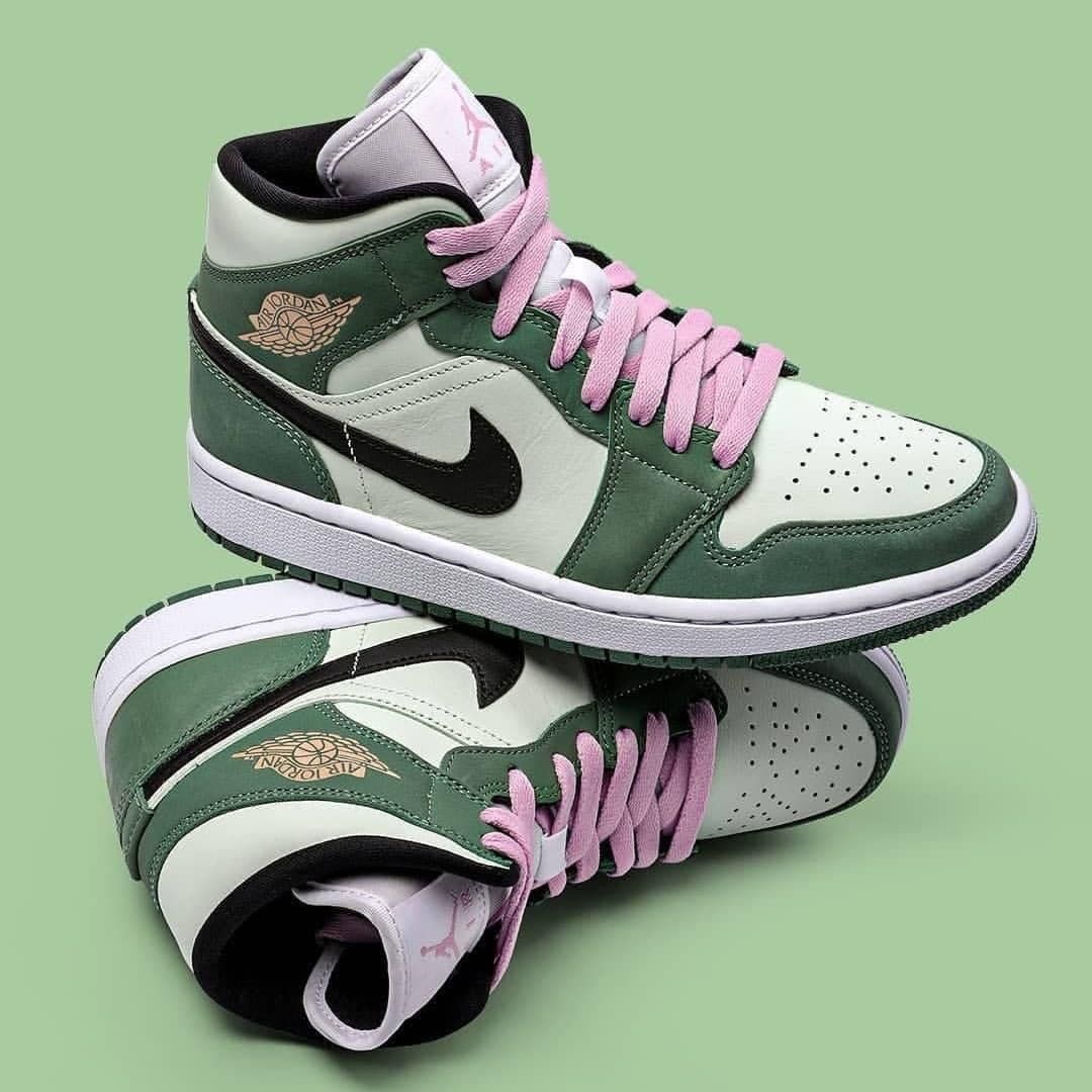 NIKE AIR JORDAN 1 MID DUTCH GREEN