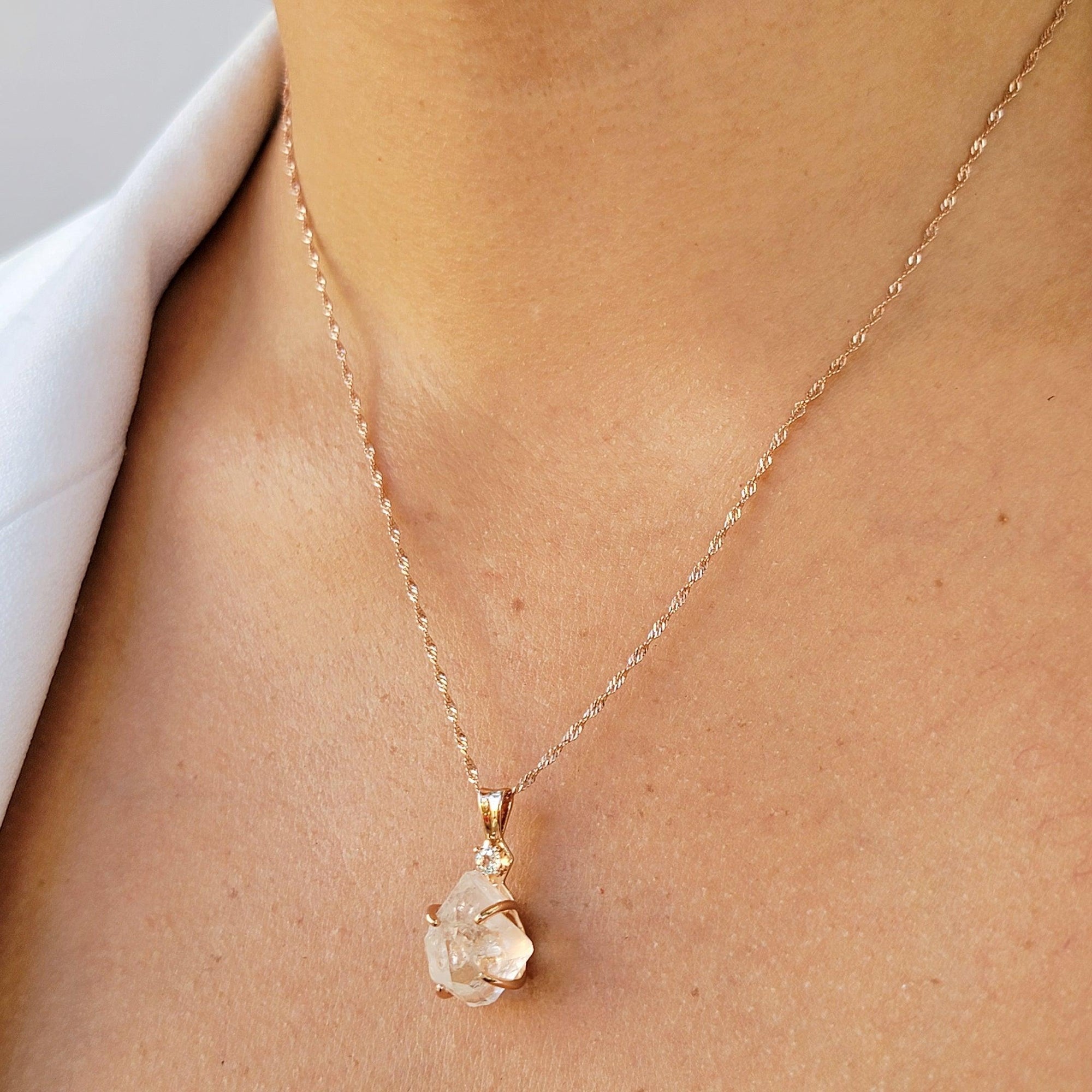 Herkimer Diamond Necklace | Made In Earth Australia