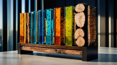 abstract and conceptual representation of log a log holder