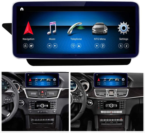Android 10.0 Autoradio Sat NAV ​Radio für Mercedes Benz C-Klasse W204 S204  2006-2011 GPS Navigation 2 Din 9''Head Unit MP5 Multimedia Player Video  Receiver mit 4G FM DS(Size:4 Core,Color:WiFi: 2+32GB) : 