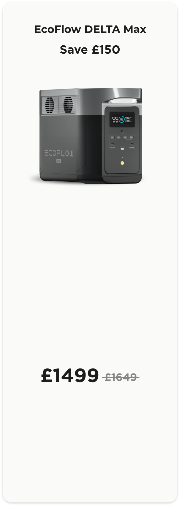 Station électrique portable EcoFlow DELTA Max