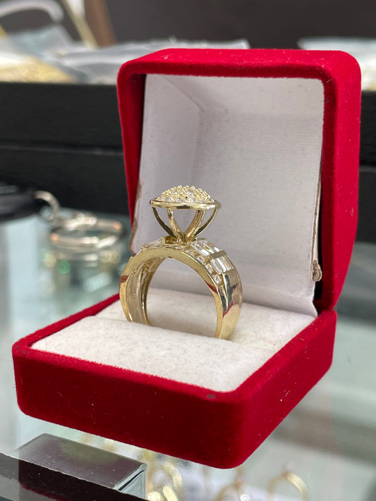 💍TRÍO ANILLOS MATRIMONIO ORO 14 K💍 – Jasny Jewelry