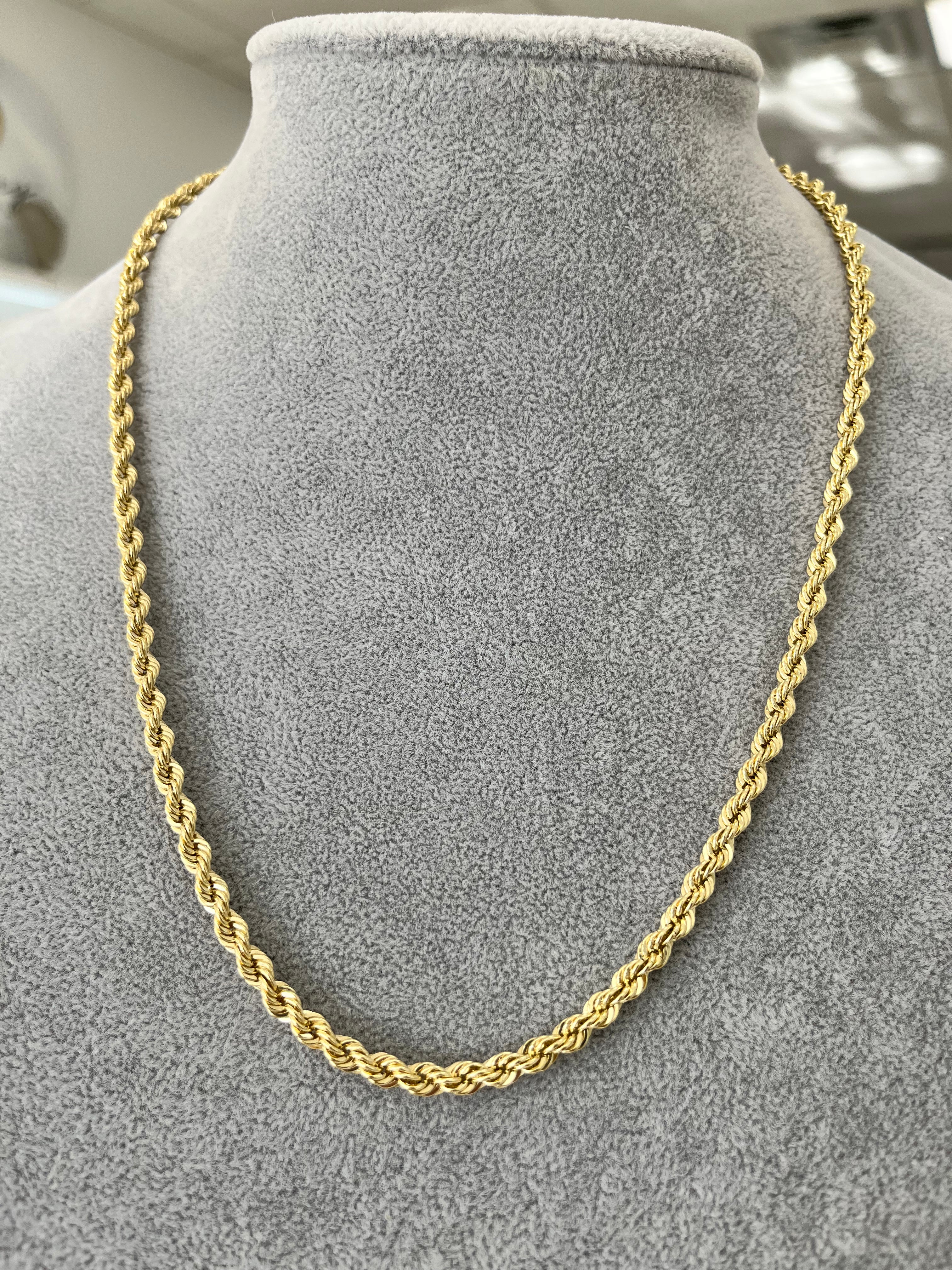 ✨CADENA SOGA SEMI-SÓLIDA ORO 14K ✨ ✨14K GOLD ROPE Jasny Jewelry