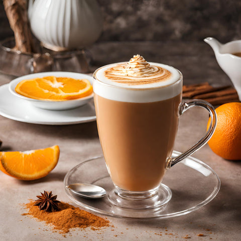 Rooibos orange latte