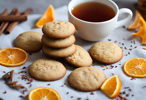 Rooibos orange cookies