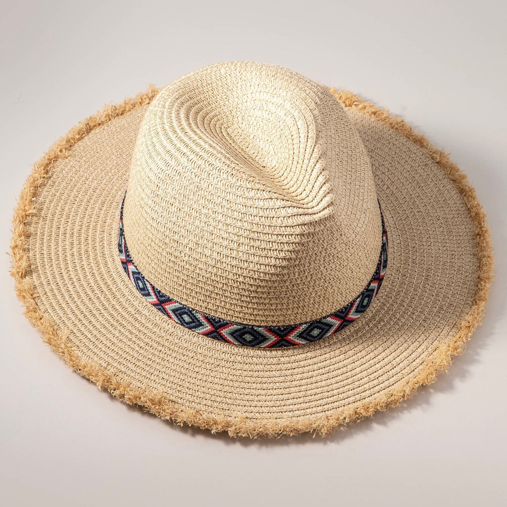 Charcoal Patterned Sun Hat – Bee Marie Market