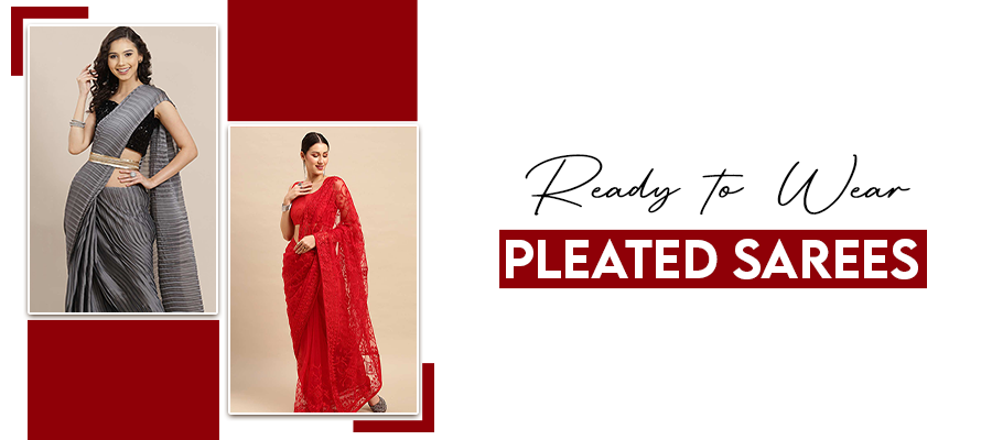 Ready to wear pleated saree