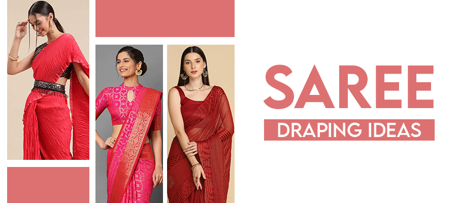 karwa chauth saree draping styles