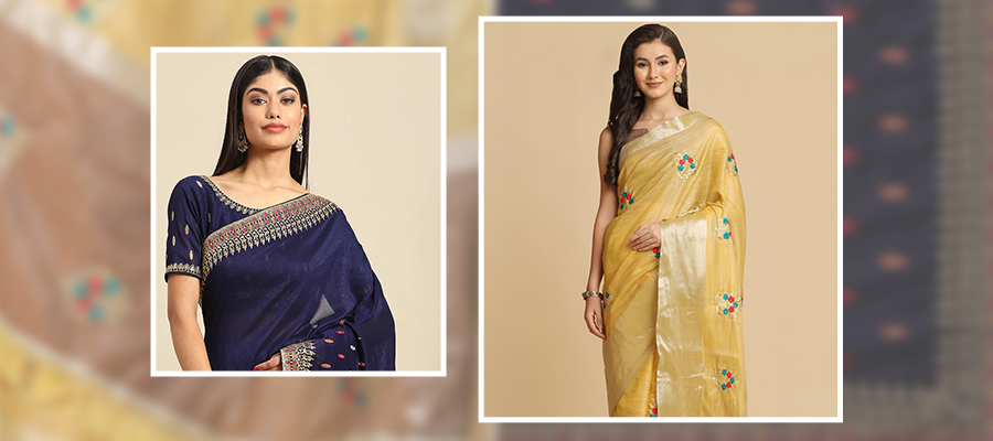 Embroidered Sarees