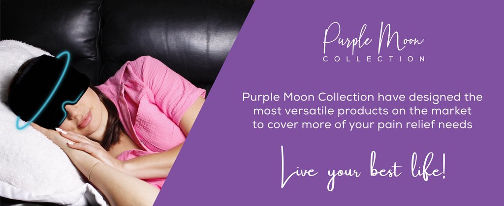 Purple Moon collection migraine relief wrap