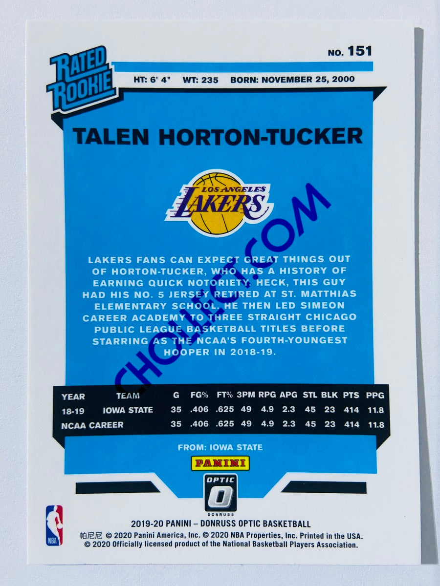 Talen Horton-Tucker - Los Angeles Lakers 2019-20 Panini Donruss