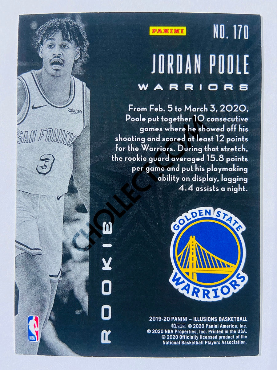 Jordan Poole - Golden State Warriors 2019-20 Panini Illusions Rookie #170