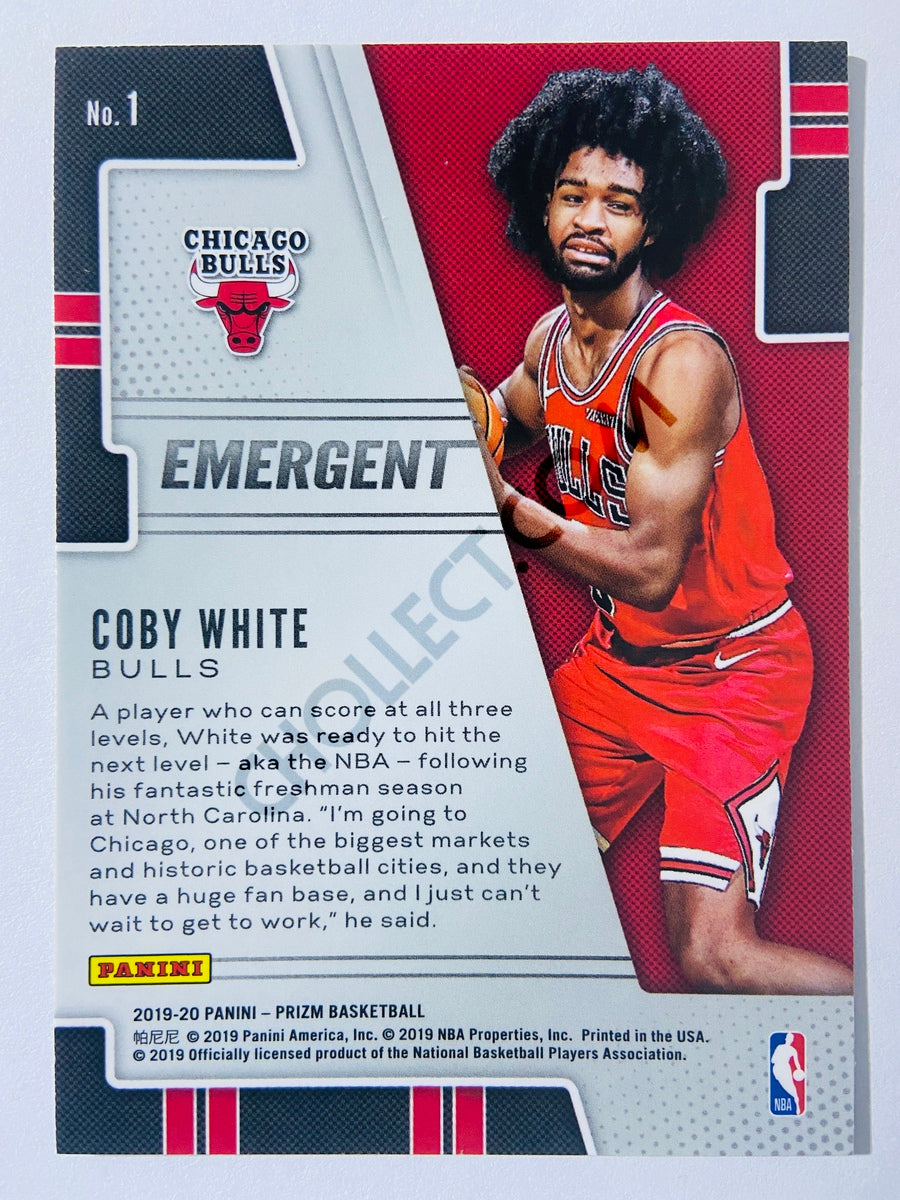 Coby White - Chicago Bulls 2019-20 Panini Donruss Clearly Gold