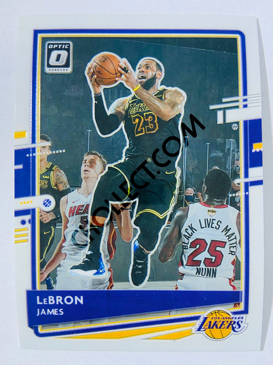2020-21 Panini Contenders Season Ticket #81 LeBron James Los Angeles Lakers  NBA Basketball Trading Card