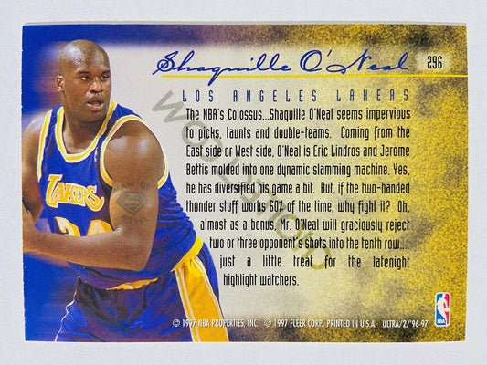 Lot Detail - 1996-97 Shaquille O'Neal Los Angeles Lakers Player