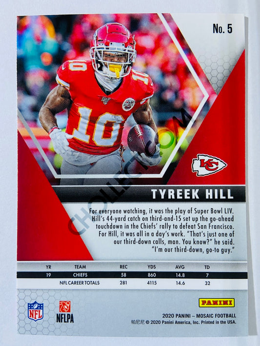 Clyde Edwards-Helaire - Kansas City Chiefs 2020-21 Panini Mosaic RC Ro –