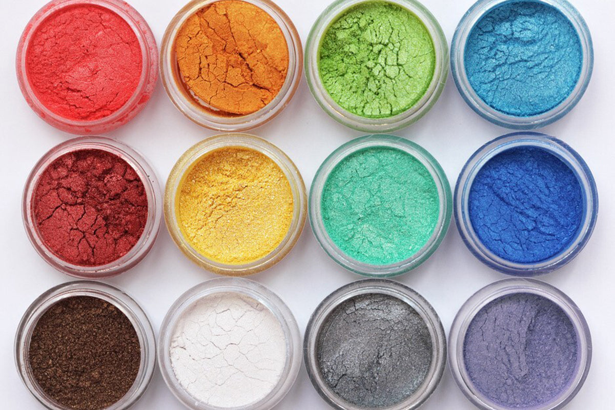 Non-Bleeding Pigment Powder Color Set