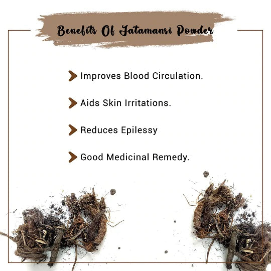 BrijBooti Jatamansi Powder  Balchar Powder for hair growth and Eating   Brijbooti
