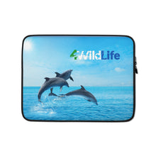 Load image into Gallery viewer, 4WildLife Dolphins Laptop Sleeve