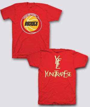 Short Sleeve T-Shirt Houston Rockets YTE - Yungtrapeseceo - Houston Rockets Shorts