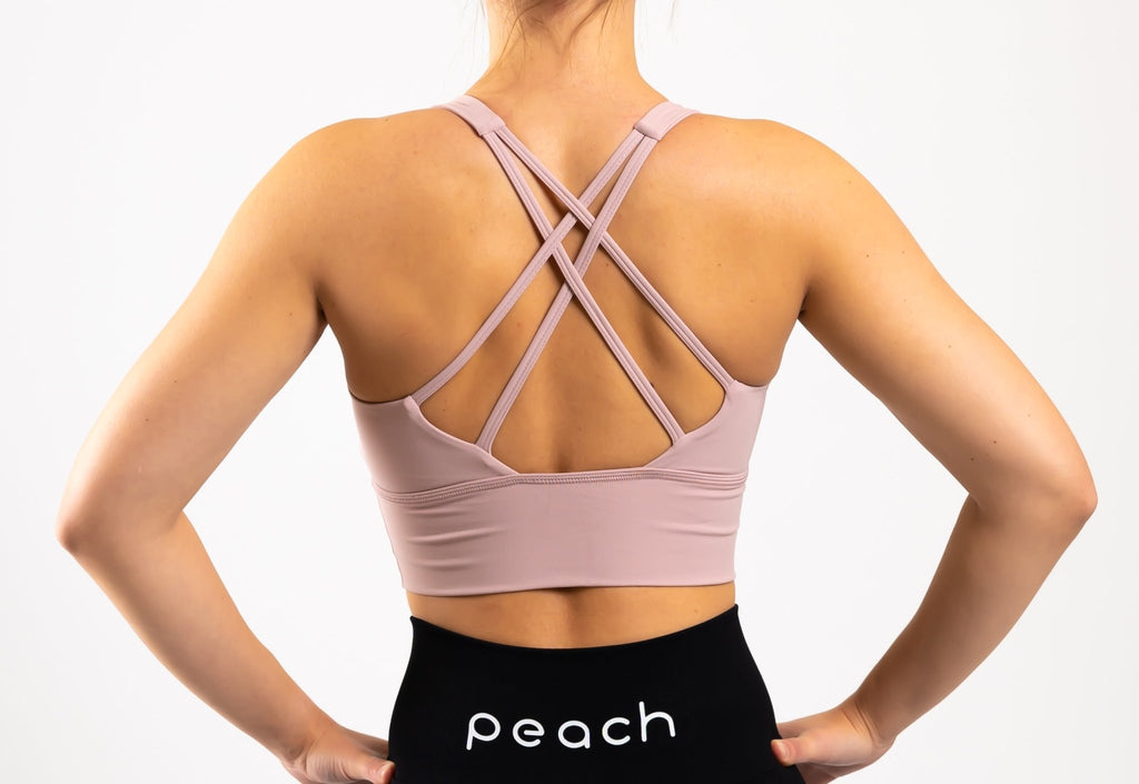 Bubblegum Pink Seamless Sports Bra