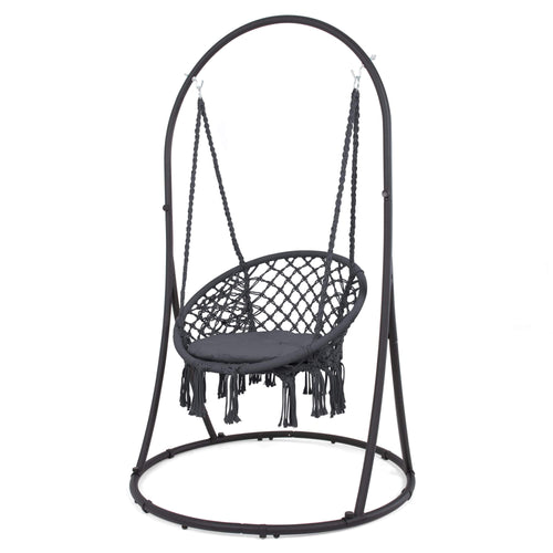 Durable-Hanging-Chair-with-Stand