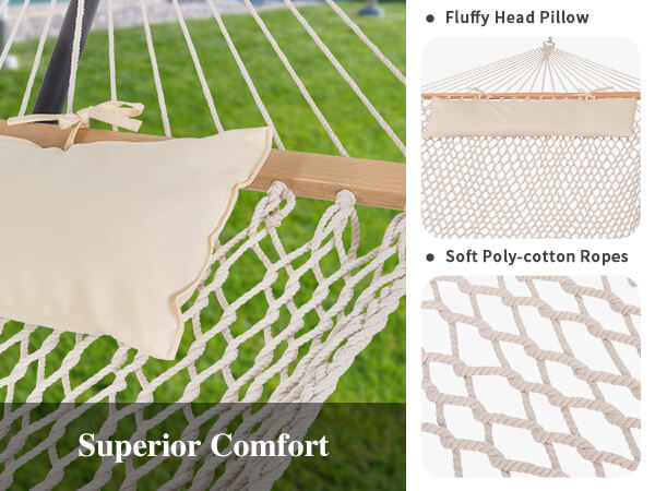 SUNCREAT-Comfortable-Hammock-with-Stand